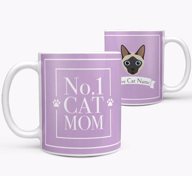 No.1 Mom: Personalized {breedCommonName} Mug